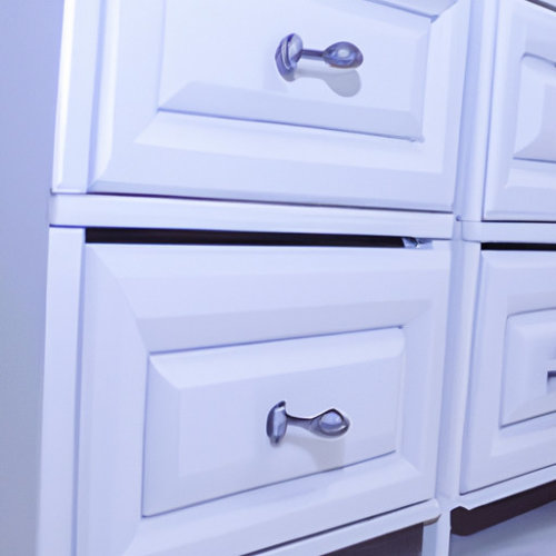 Chest of drawers, white, inexpensive, furniture.