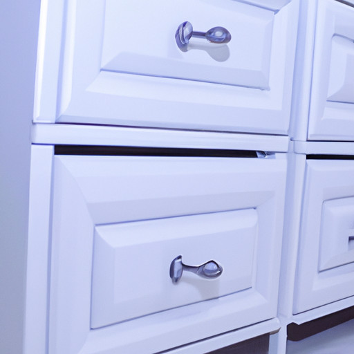 Chest of drawers, white, inexpensive, furniture.