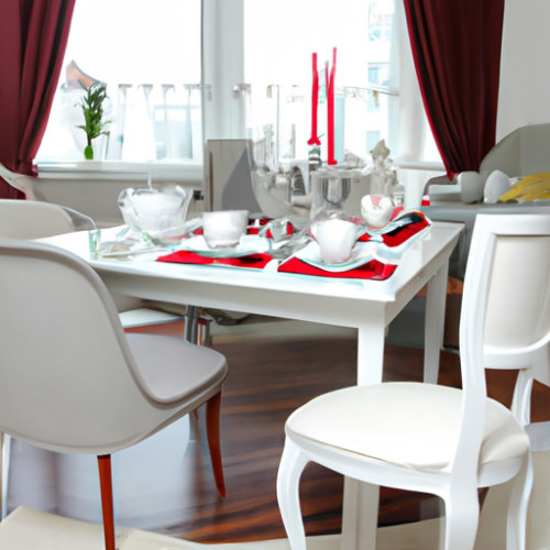 Table, dining, living room, Moscow